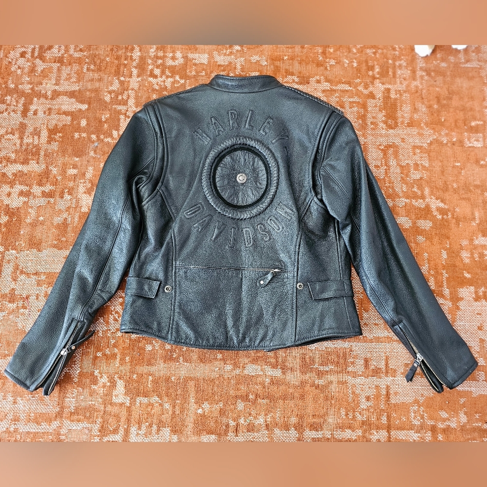 Harley-Davidson Limited Edition Willie G Black Leather Biker Jacket